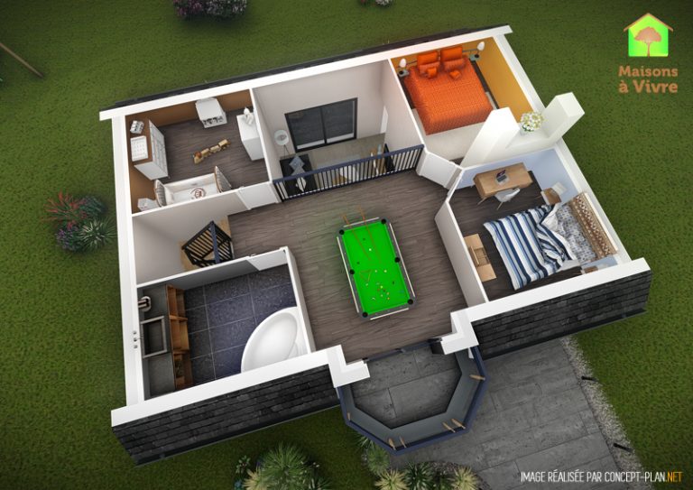 Maison CONTEMPORAIN AULNE - 4