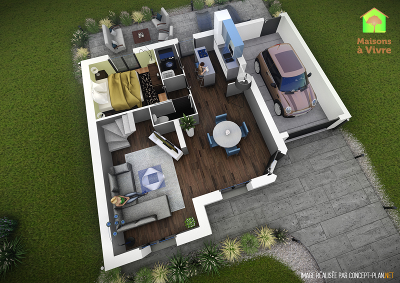 Maison CONTEMPORAIN CAMELIA - 3